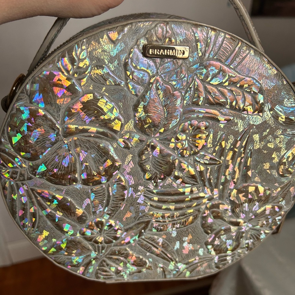 Brahmin Honey Sonic Lane Iridescent Purse-NWT